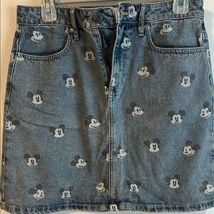 Disney Mickey Jean Skirt